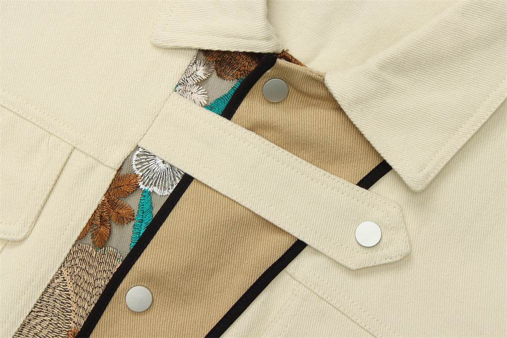 Stitching Lace Coat For Women MuddyStock