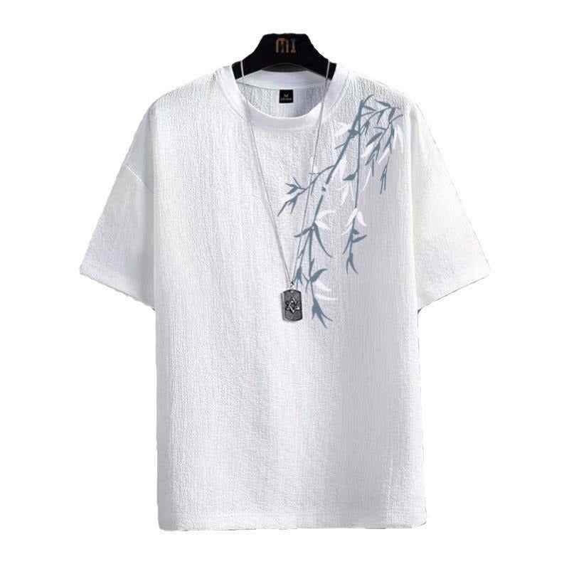 Ice Silk Short Sleeve T-shirt Men MuddyStock