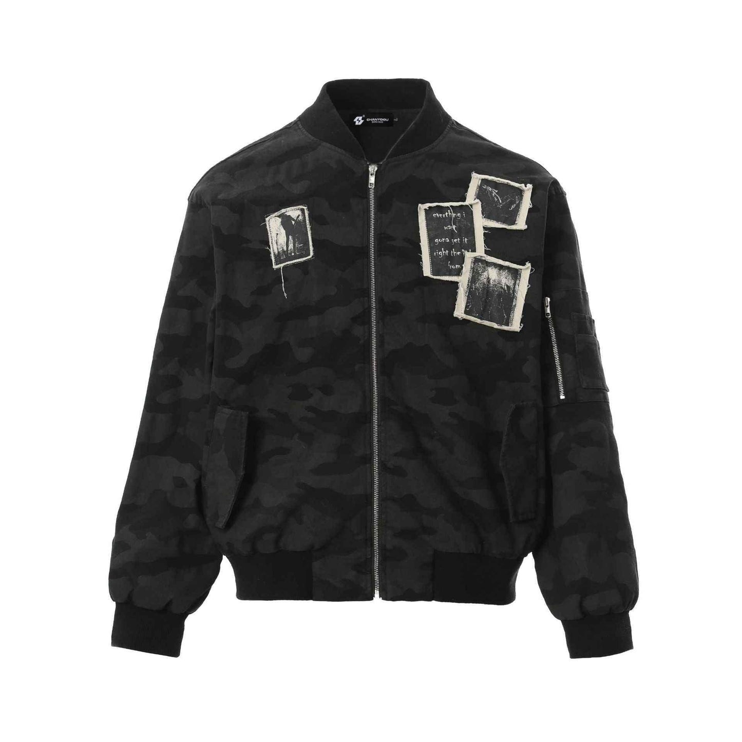 Vintage Detroit Patch Workwear Jacket For Men