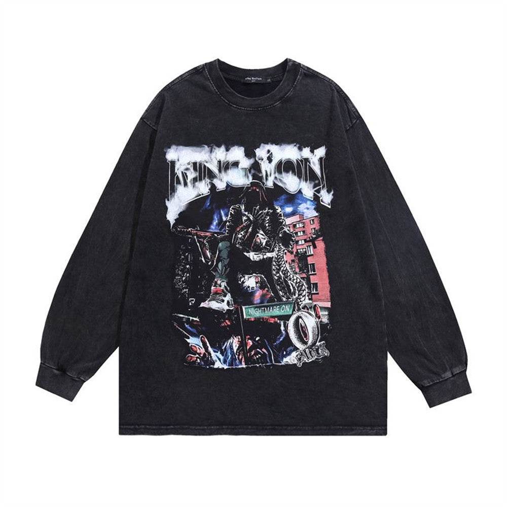 Black Knight Printed Round Neck T-shirt For Men And Women Black MuddyStock