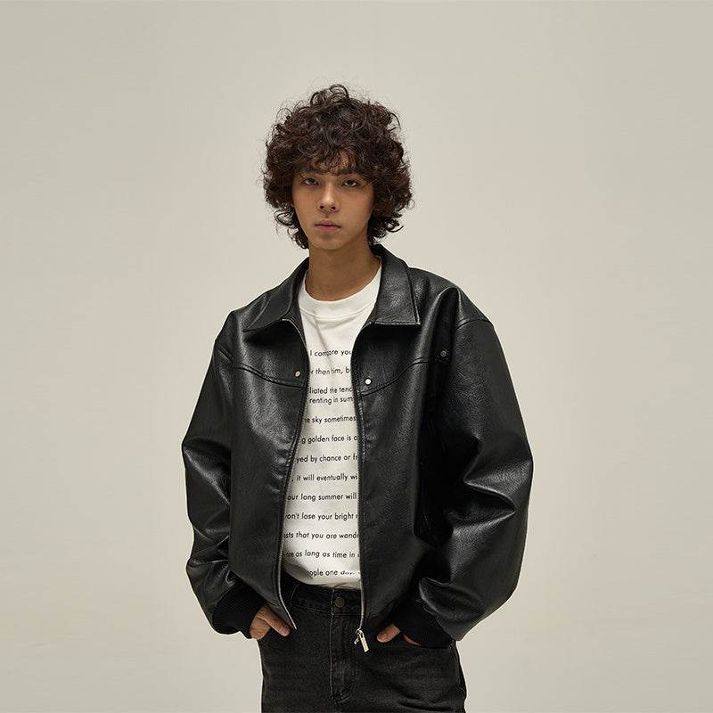 Retro Jacket For Men Black MuddyStock