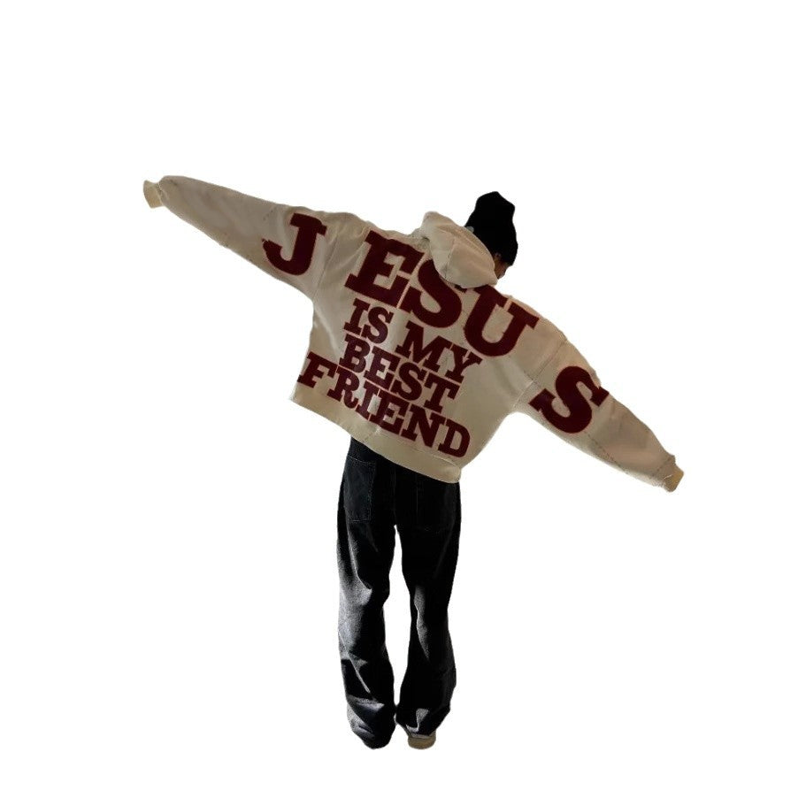 Winter New Letter Printed Hoodie For Men All Products