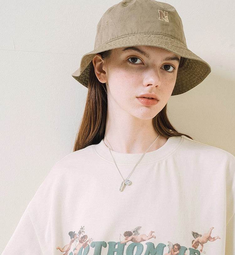 Round Neck Loose Short Sleeve Printed T-shirt For Men And Women MuddyStock