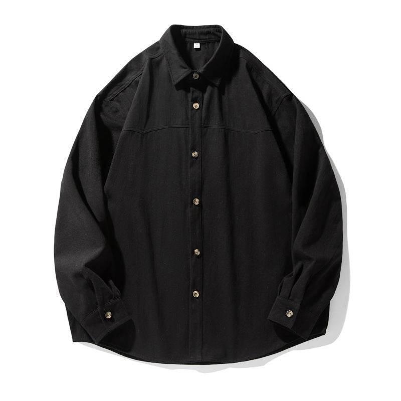 Long-sleeved Shirt For Men Black