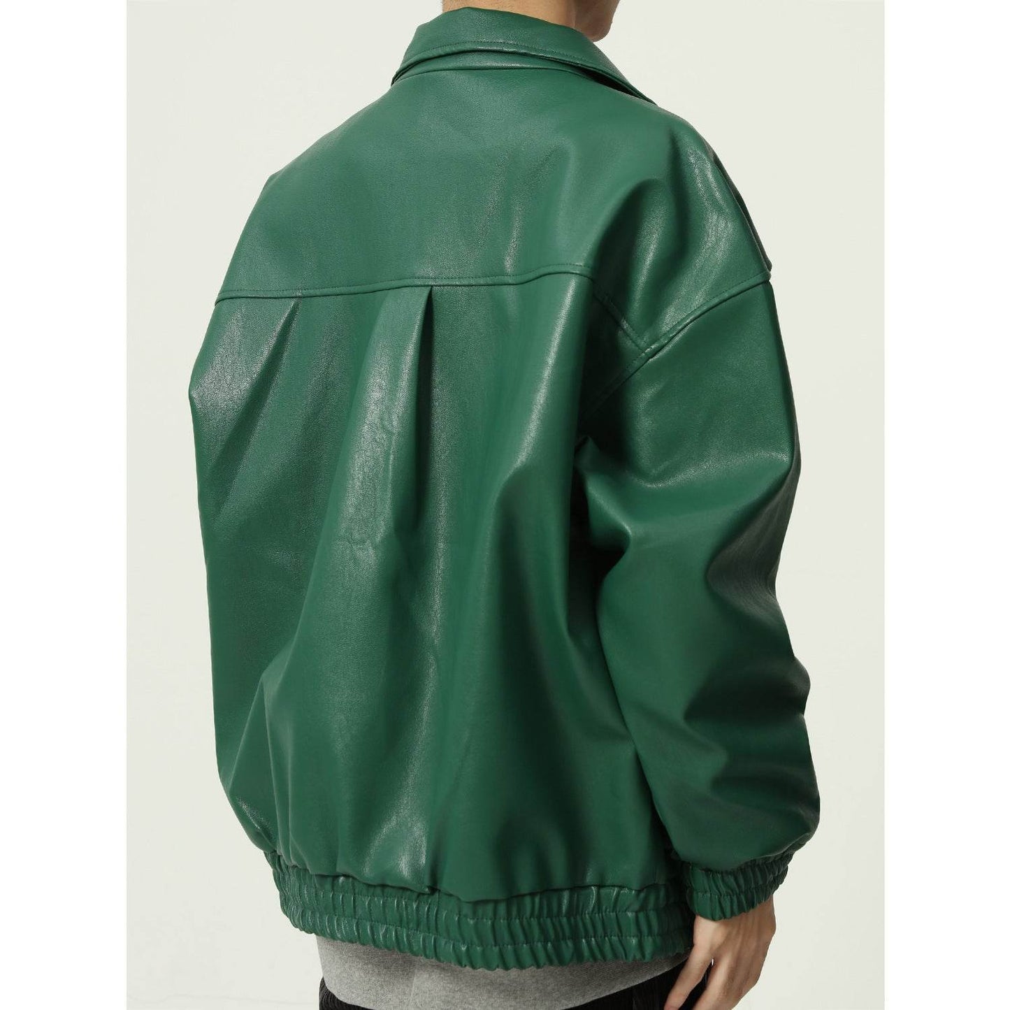 Winter Loose Leather Jacket For Men MuddyStock