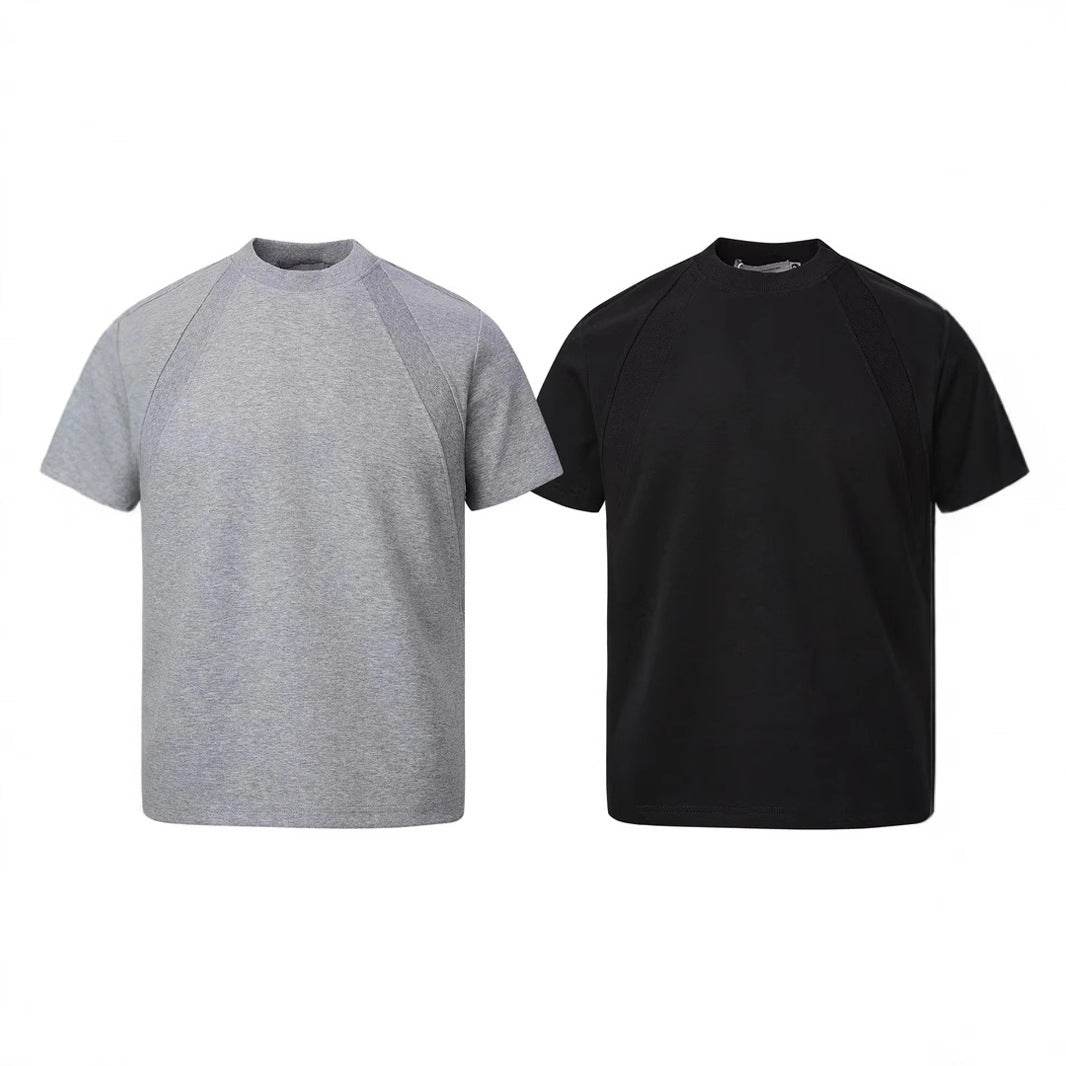 Air Layer Stitching Short Sleeve Top MuddyStock