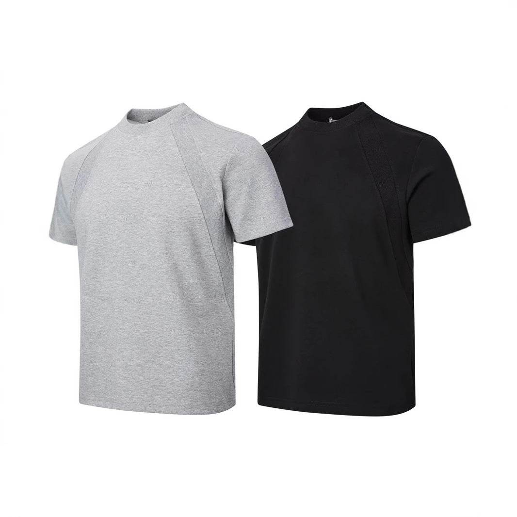 Air Layer Stitching Short Sleeve Top MuddyStock