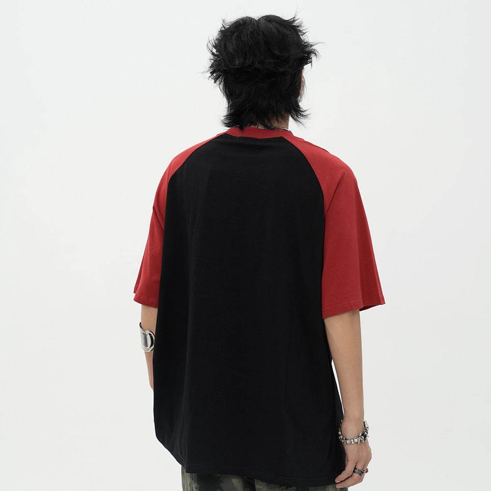 Letter Print Short-sleeve T-shirt Men MuddyStock