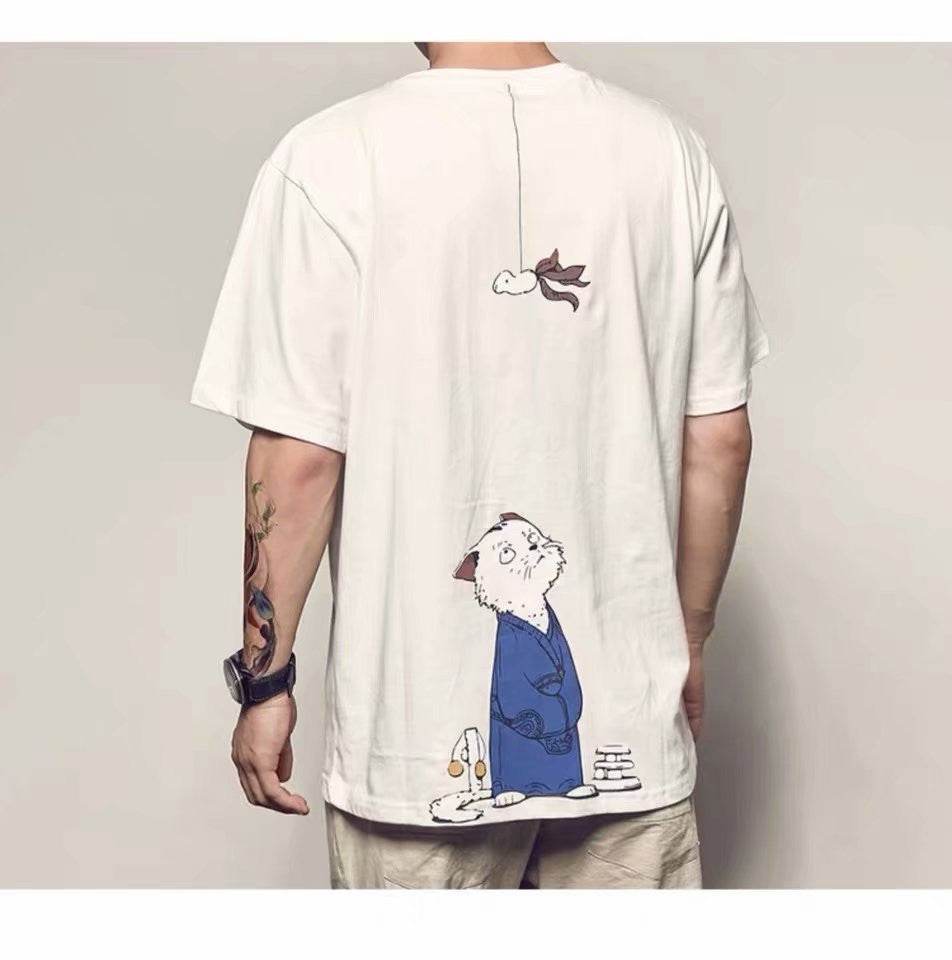 Summer Loose Short Sleeve T-shirt For Men MuddyStock