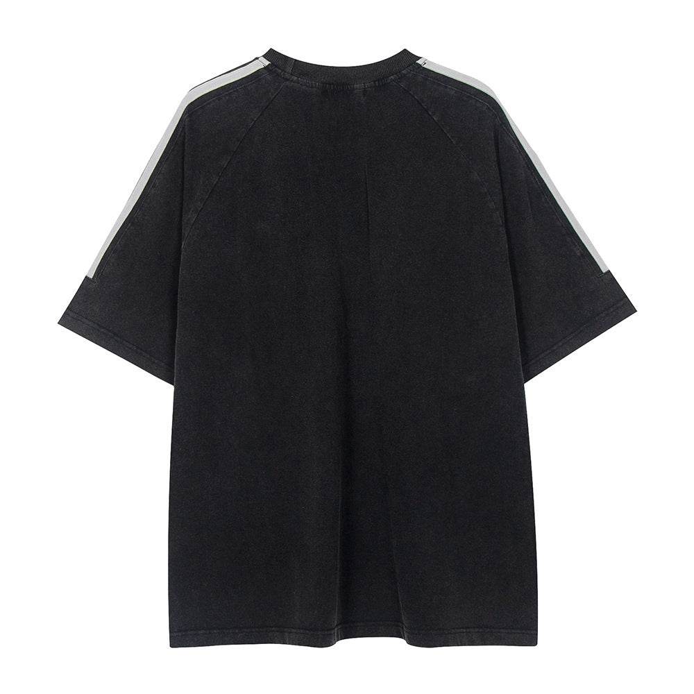 Men's Letter Embroidered Short-sleeved T-shirt MuddyStock