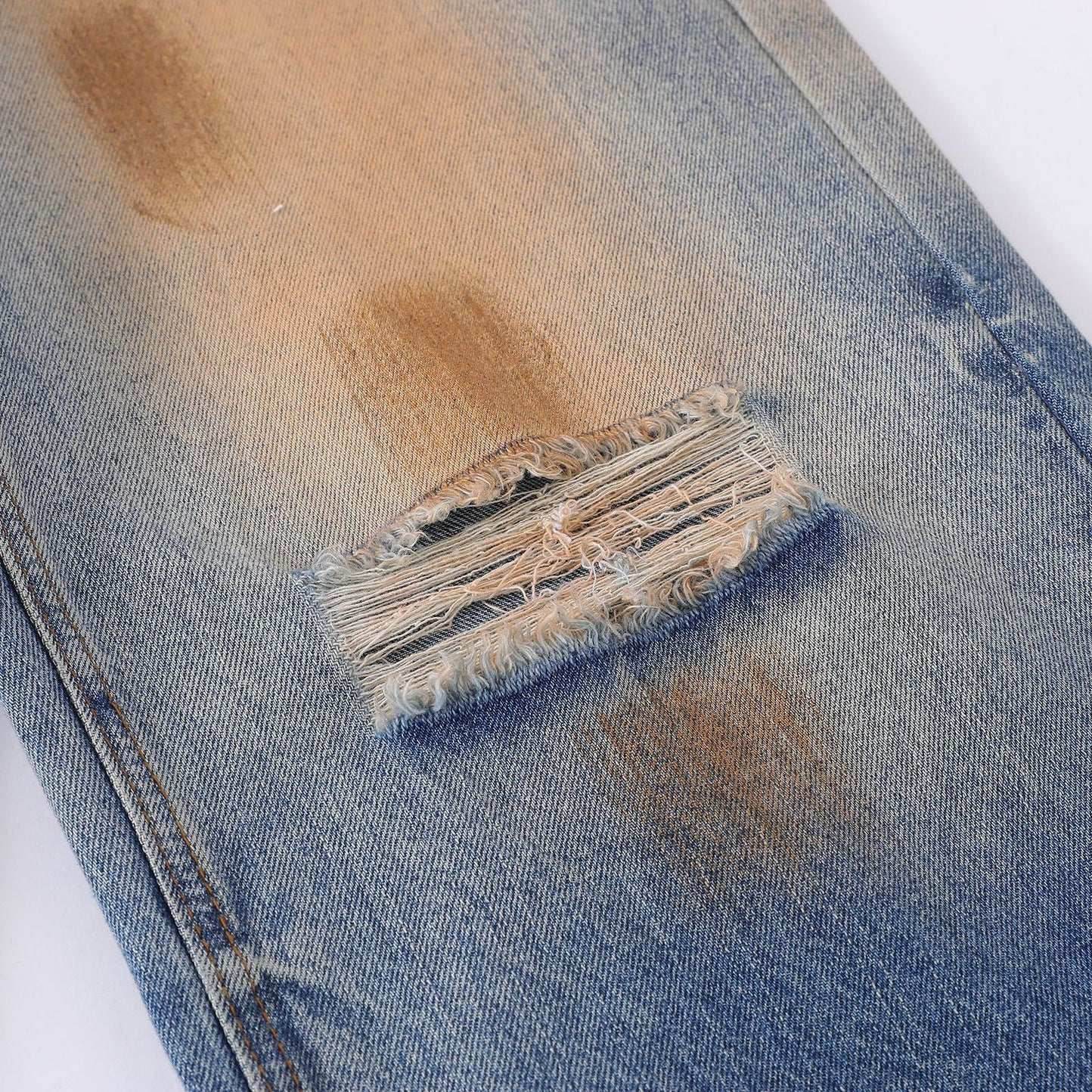 Vintage Ripped Jeans Washed Jeans MuddyStock