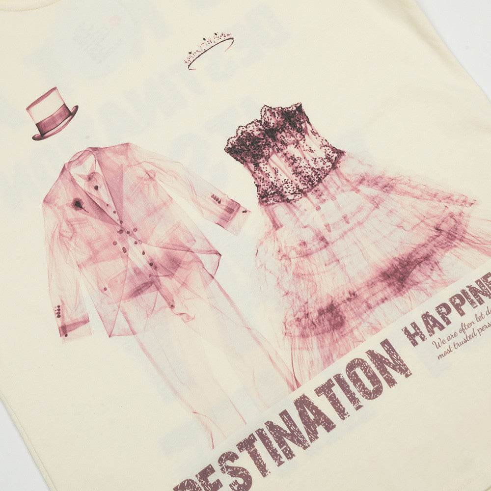Abstract Portrait Short Sleeve Loose For Men And Women MuddyStock