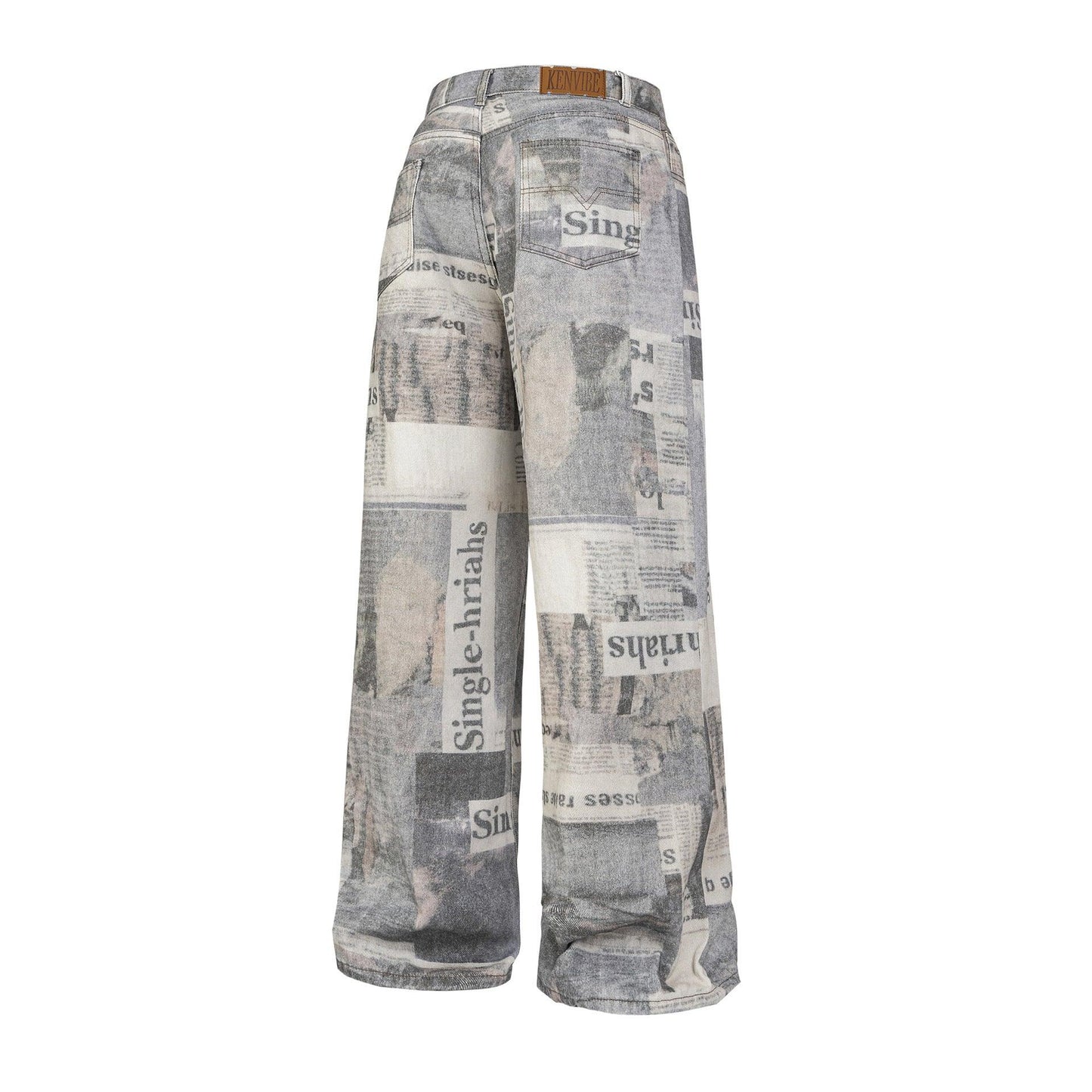 Men's Streetwear Wide-Leg Pants