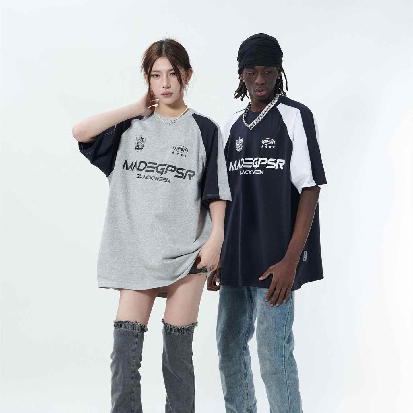 New Real Shot American Street Fashion Short Sleeve T-shirt For Men And Women MuddyStock