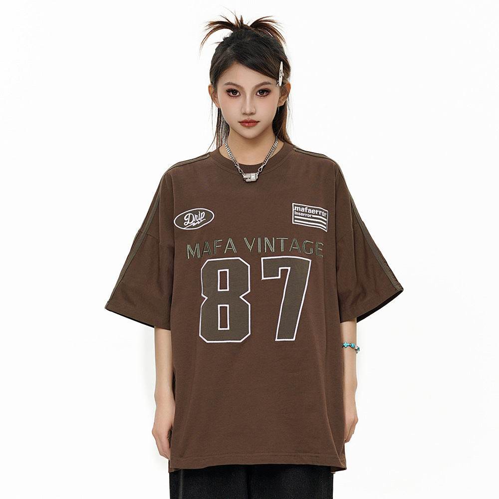 Printed Cotton T-shirt For Women MuddyStock