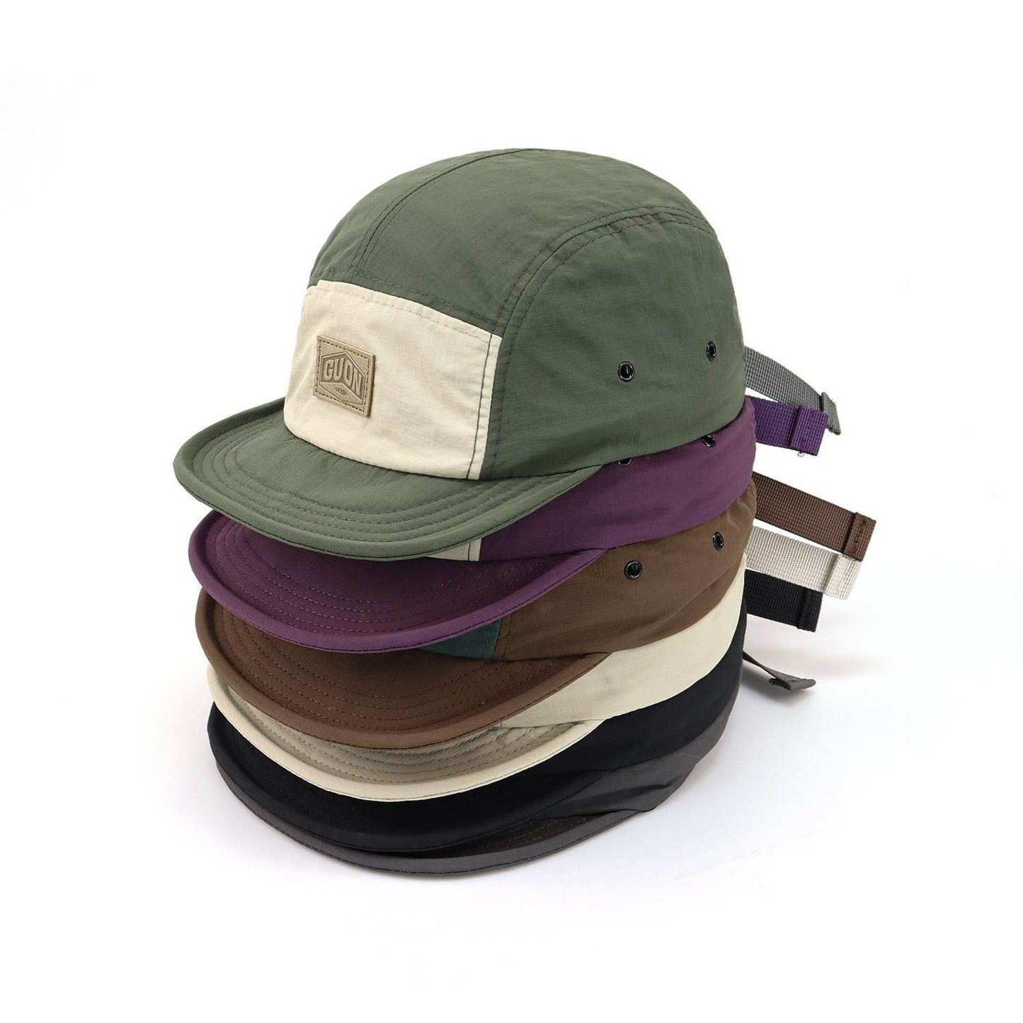 Retro Color Matching Outdoor Four Seasons Soft Brim Baseball Cap MuddyStock