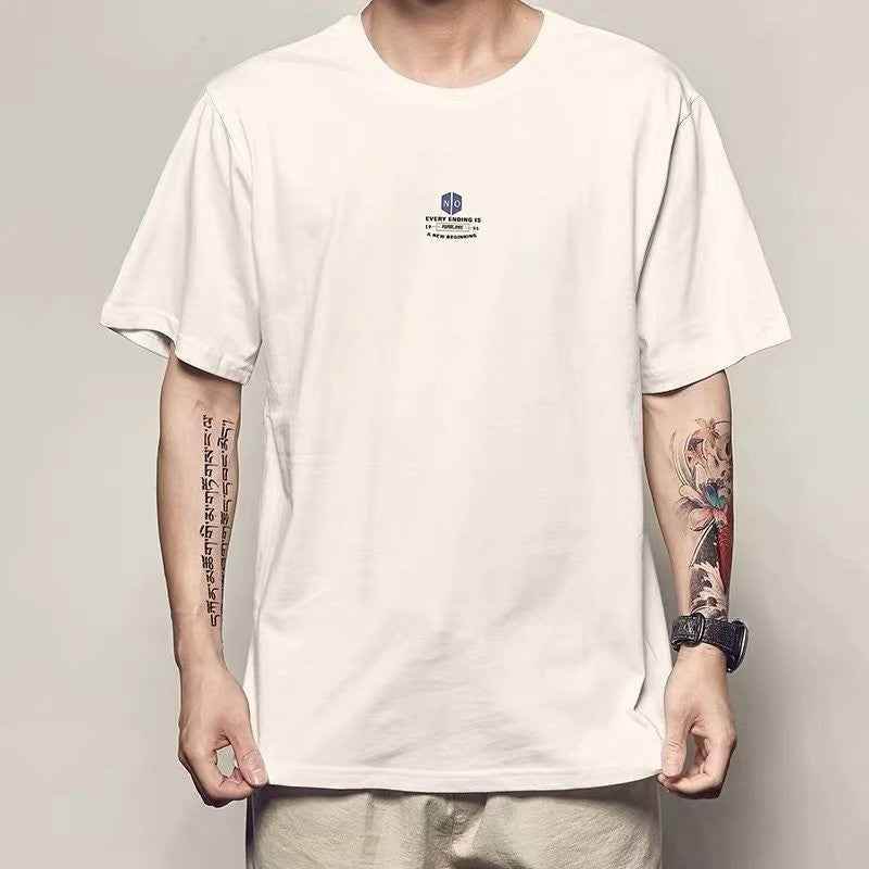 Summer Loose Short Sleeve T-shirt For Men MuddyStock