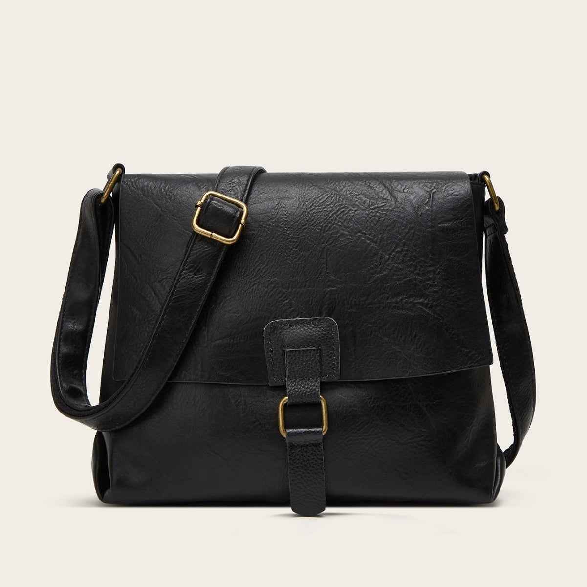 Minimalist Preppy Style Shoulder Fashion Casual Messenger Bag MuddyStock