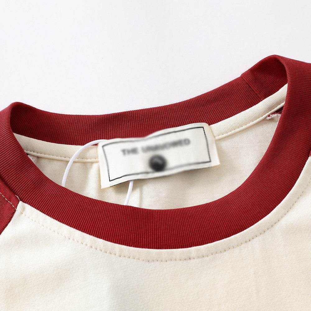 Fashion Loose Letter Short Sleeve T-shirt For Men And Women MuddyStock