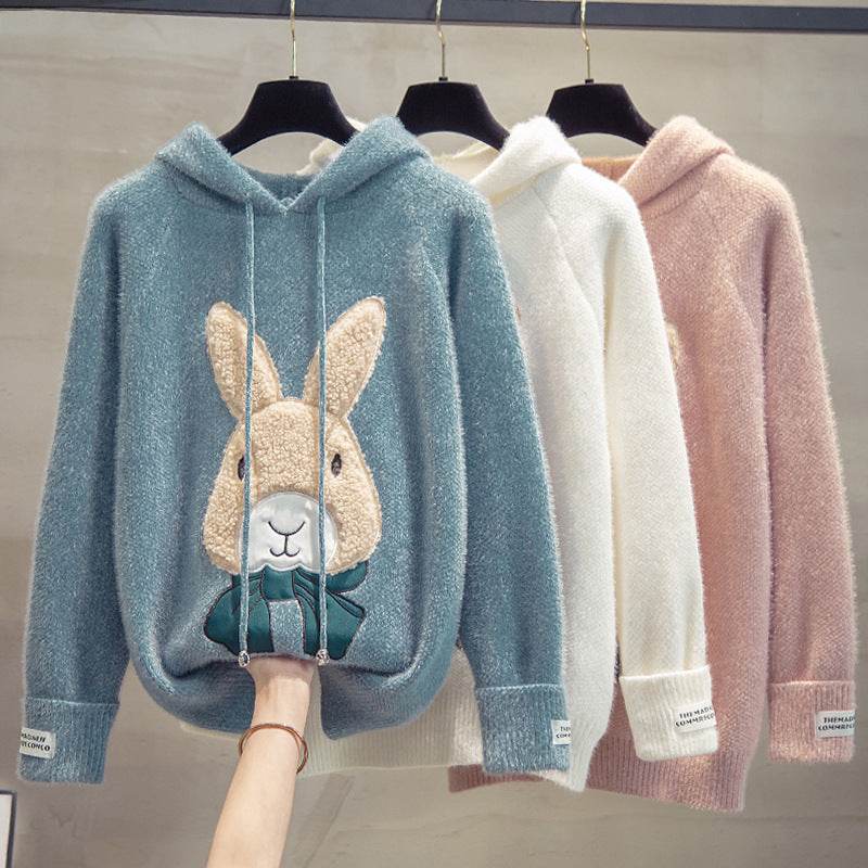 Hooded Mink Fleece Sweater For Both Men And Women MuddyStock
