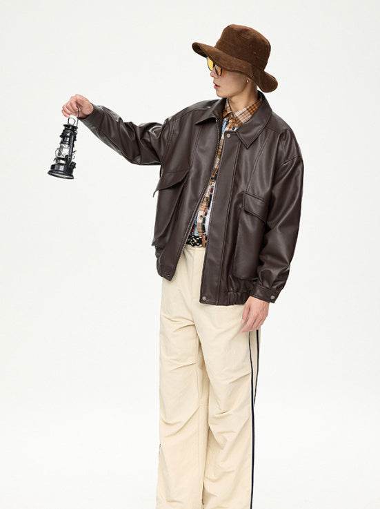Retro Street Lapel Jacket For Men And Women MuddyStock