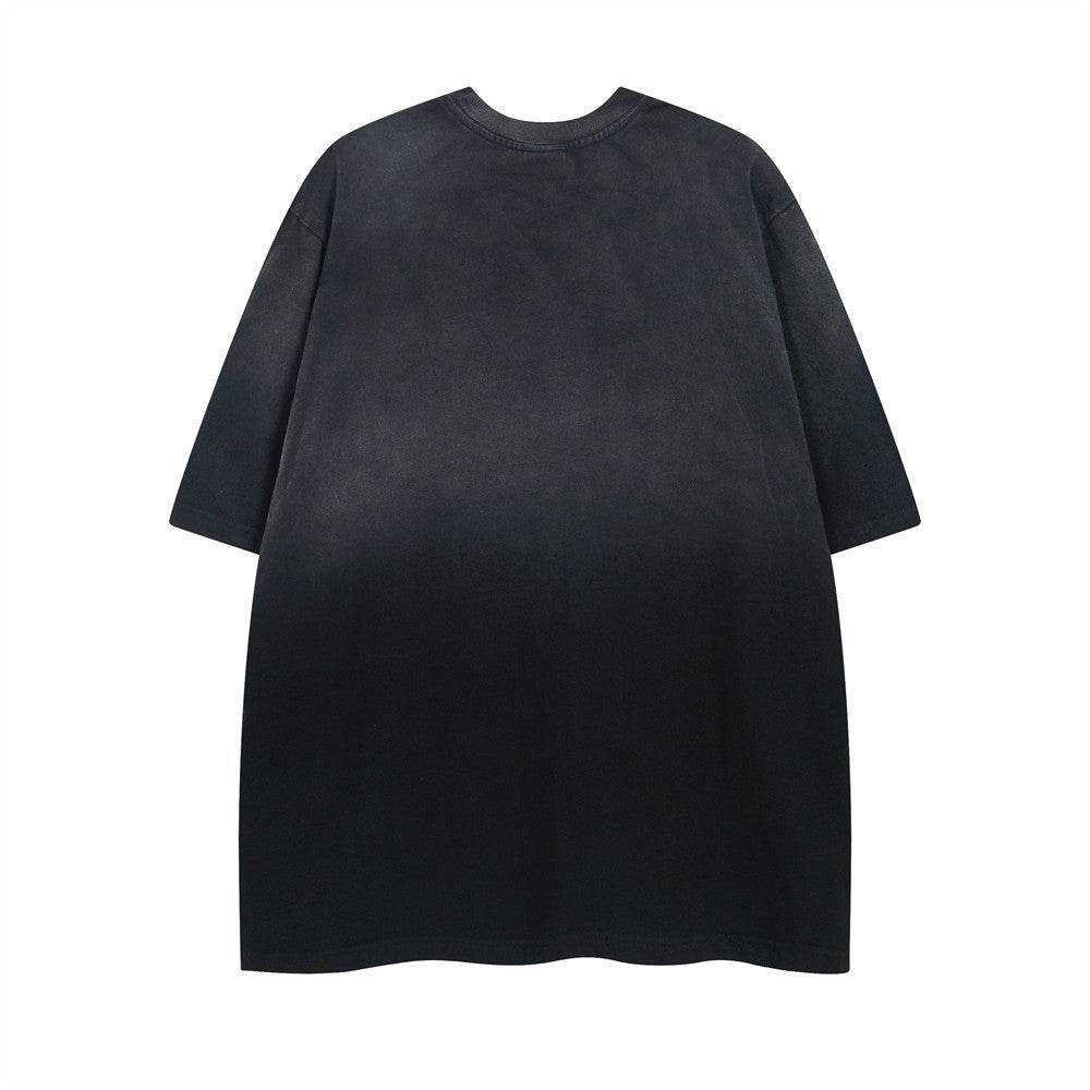 Tie-dyed Old Short-sleeved T-shirt For Men MuddyStock