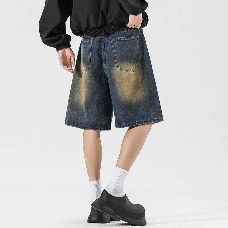 American High Street Make Old Ripped Shorts For Men And Women MuddyStock