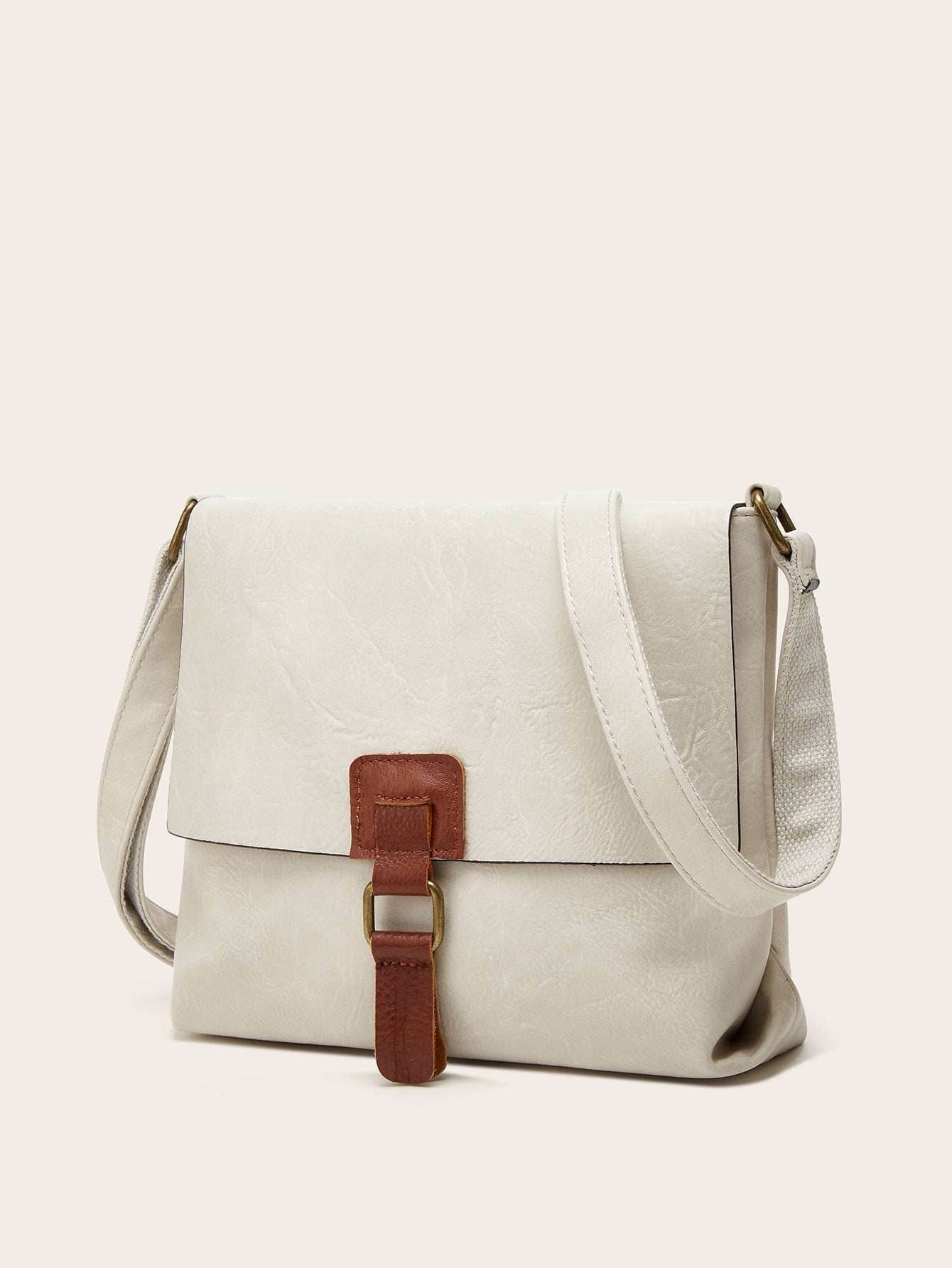 Minimalist Preppy Style Shoulder Fashion Casual Messenger Bag MuddyStock