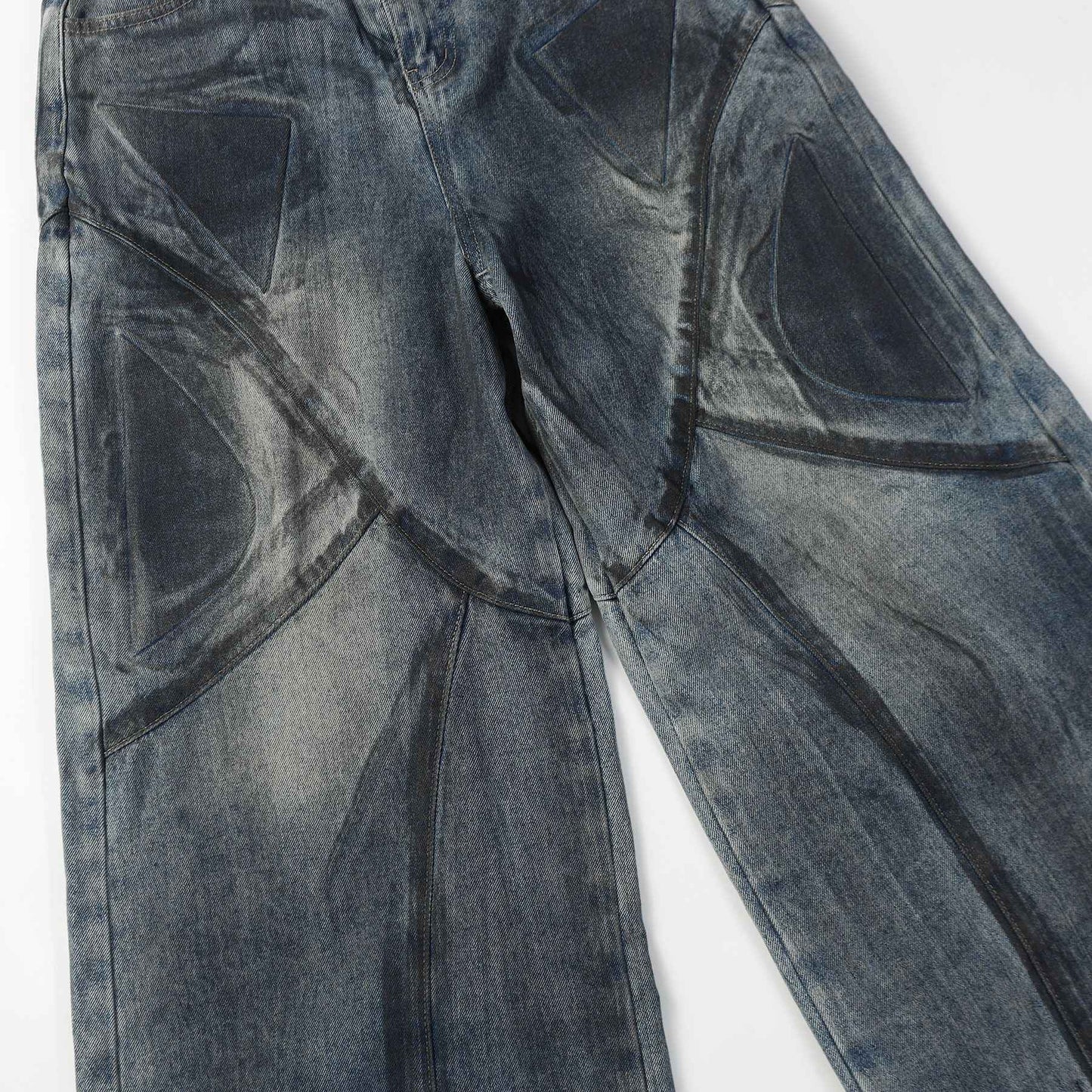 High Street Washed Jeans For Men And Women MuddyStock