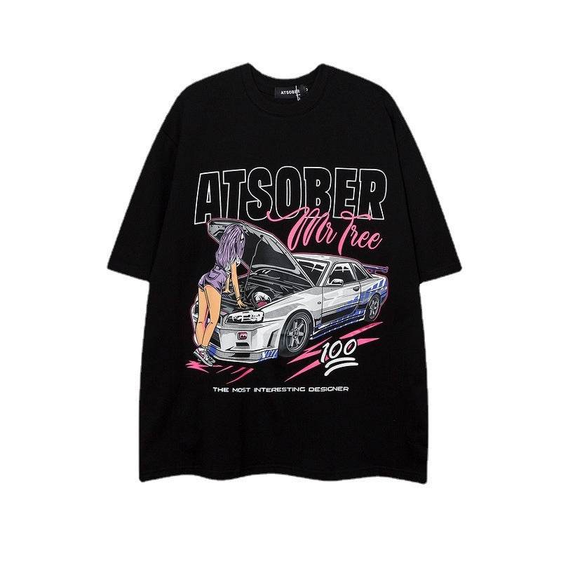Loose Street Style Short Sleeve T-shirt For Men And Women MuddyStock