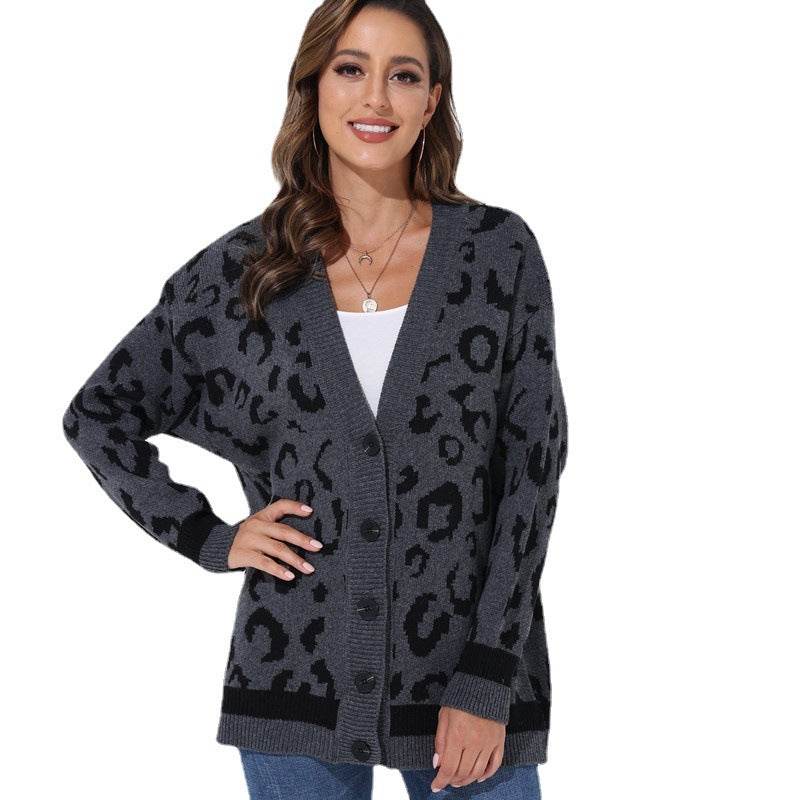 Loose Cardigan Sleeve Knit Sweater MuddyStock