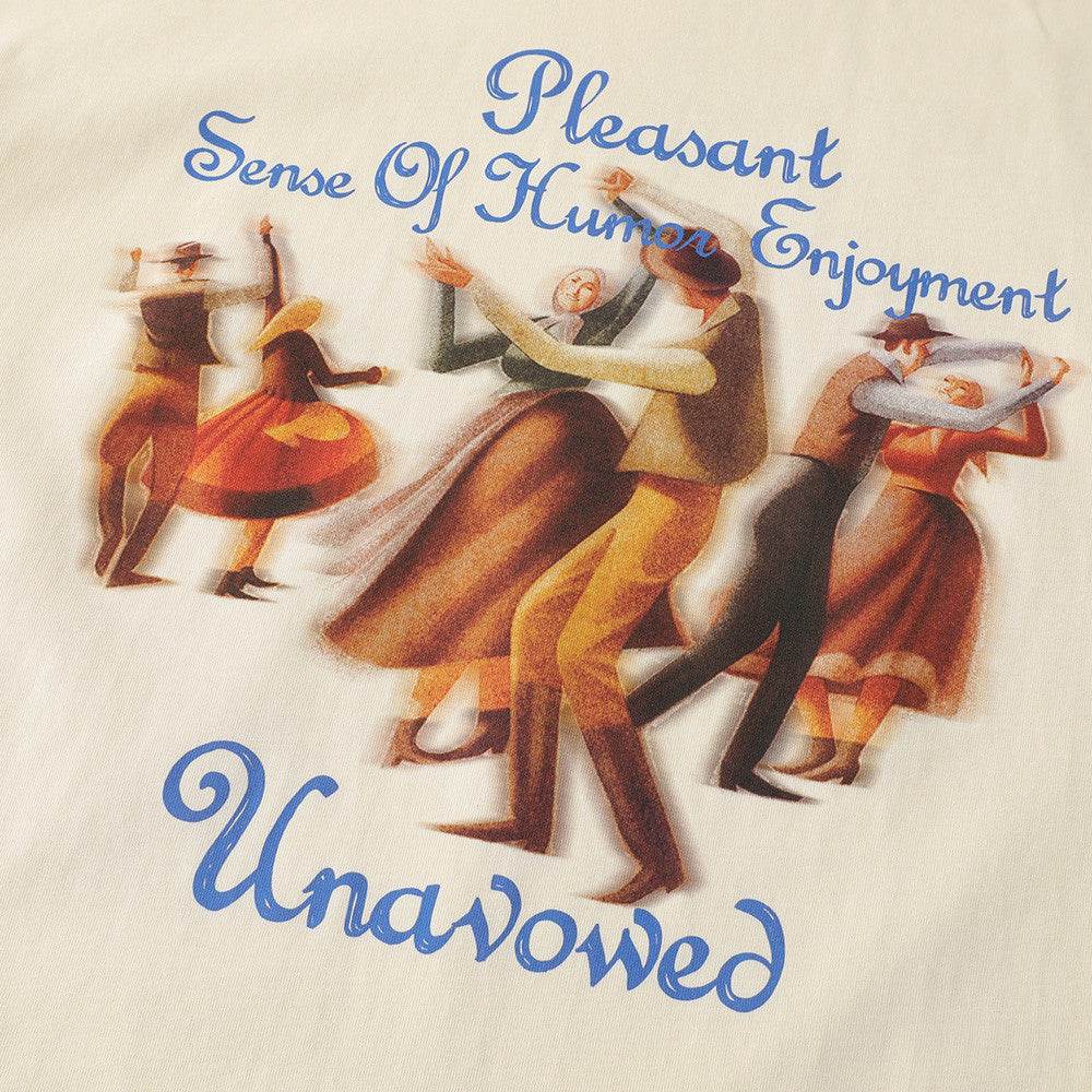 Retro Dancing Crowd Printed Short-sleeved T-shirt For Men MuddyStock