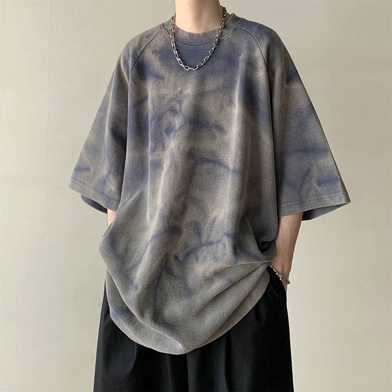 Retro T-Shirt Trendy Loose Men MuddyStock