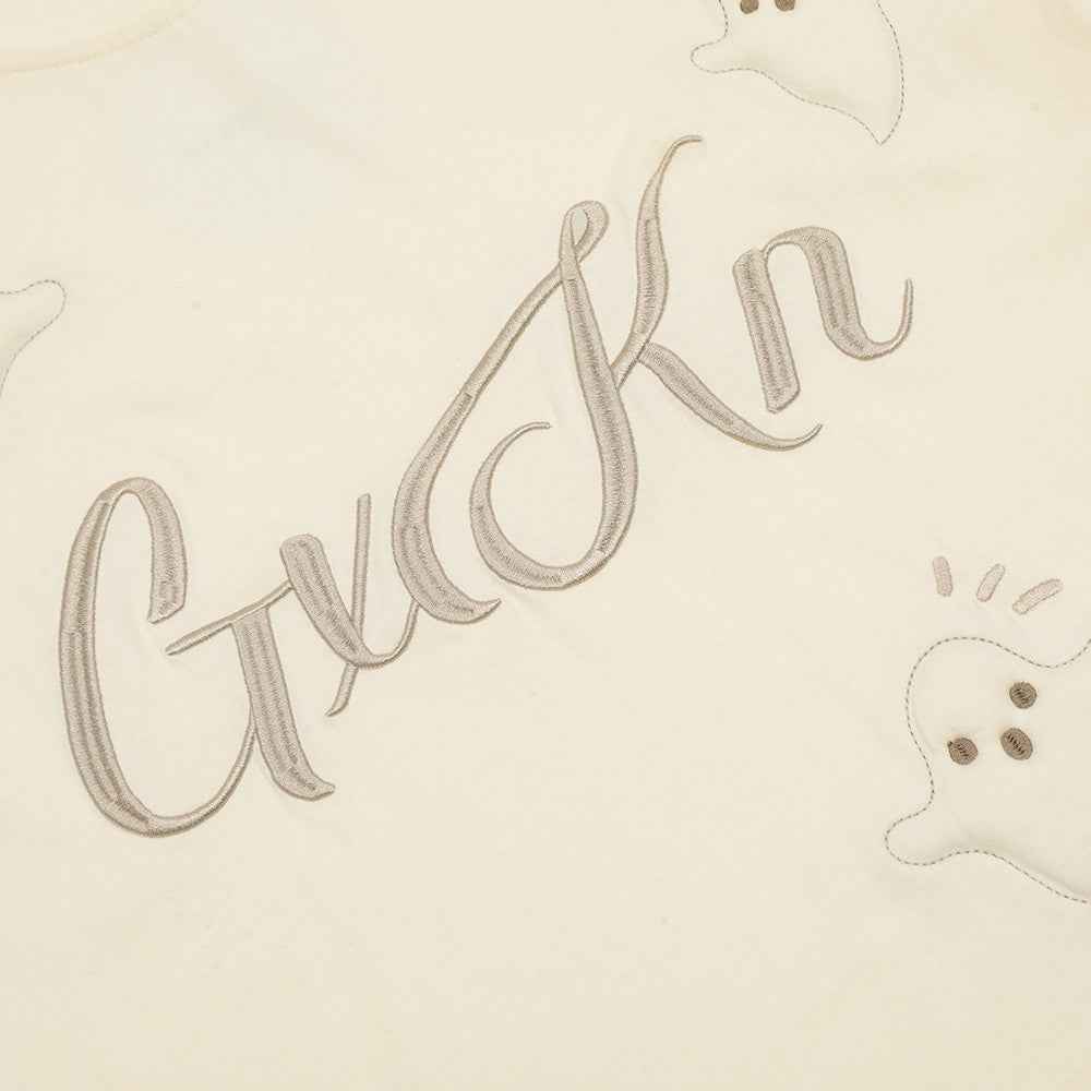 Little Devil Embroidered Casual Short Sleeve T-shirt For Men And Women MuddyStock