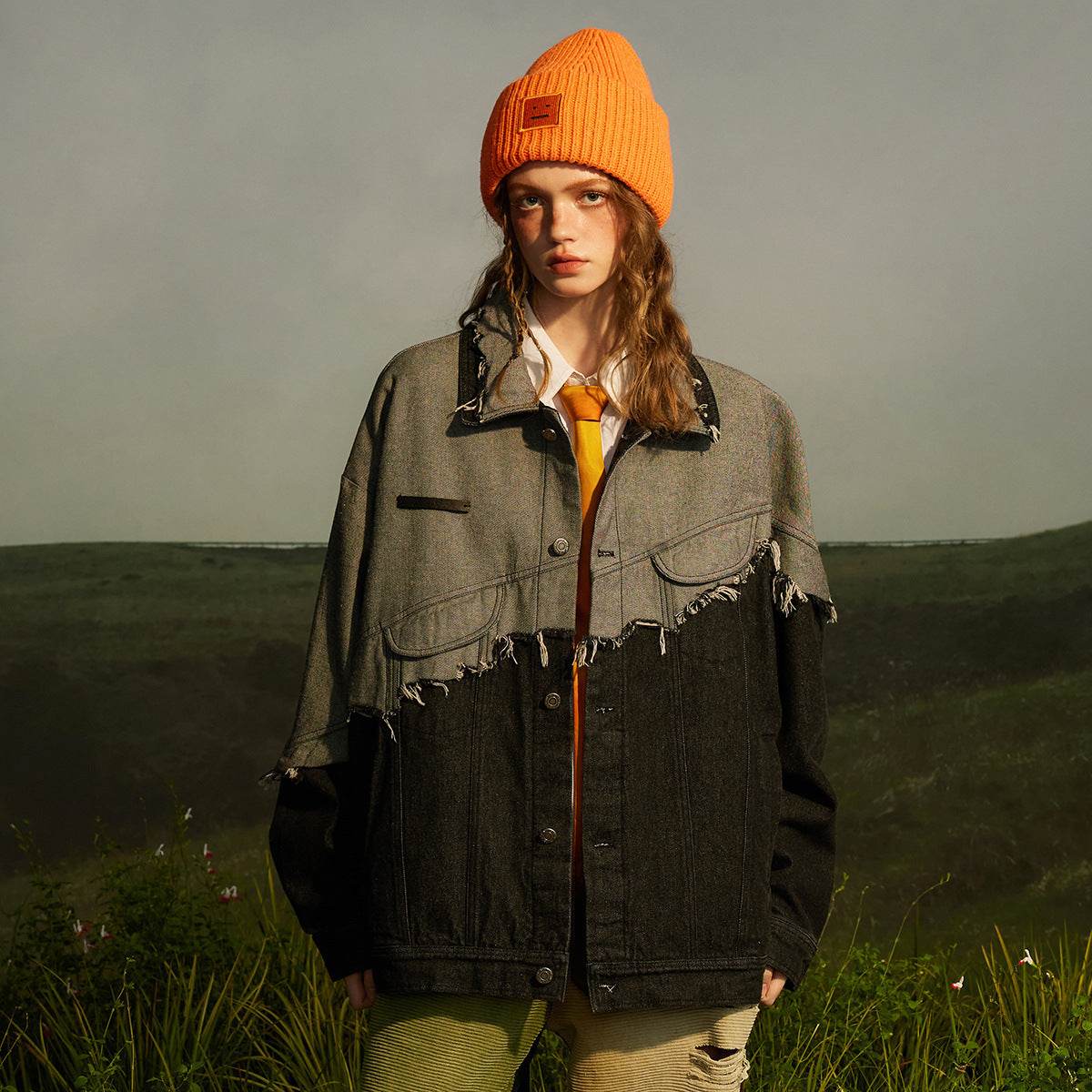 Lapel Denim Jacket For Women MuddyStock