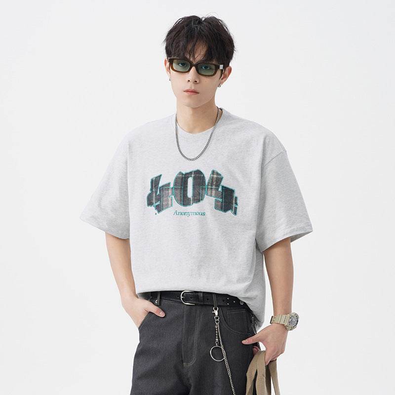 Plaid Digital Printing Short Sleeve Summer New MuddyStock