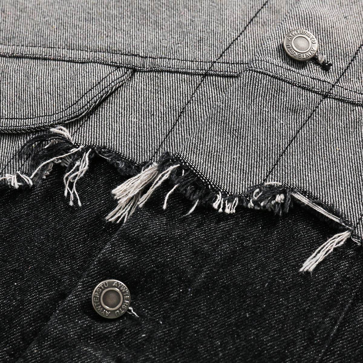 Lapel Denim Jacket For Women MuddyStock