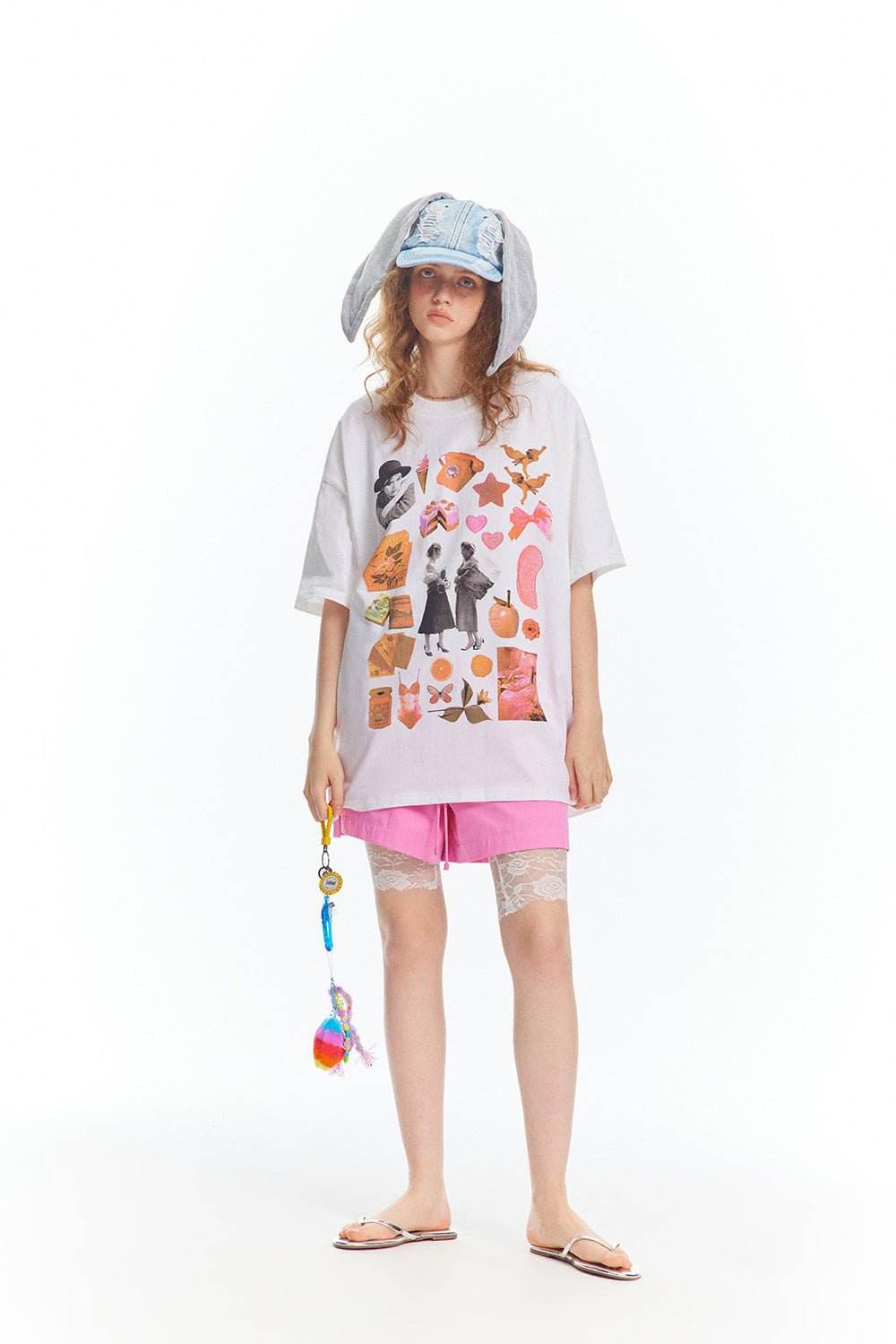 Creative Printing Cotton Short Sleeve Women MuddyStock