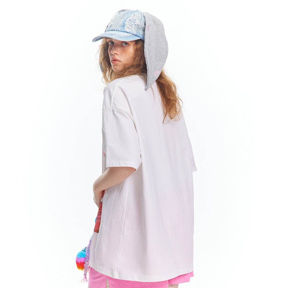 Creative Printing Cotton Short Sleeve Women MuddyStock