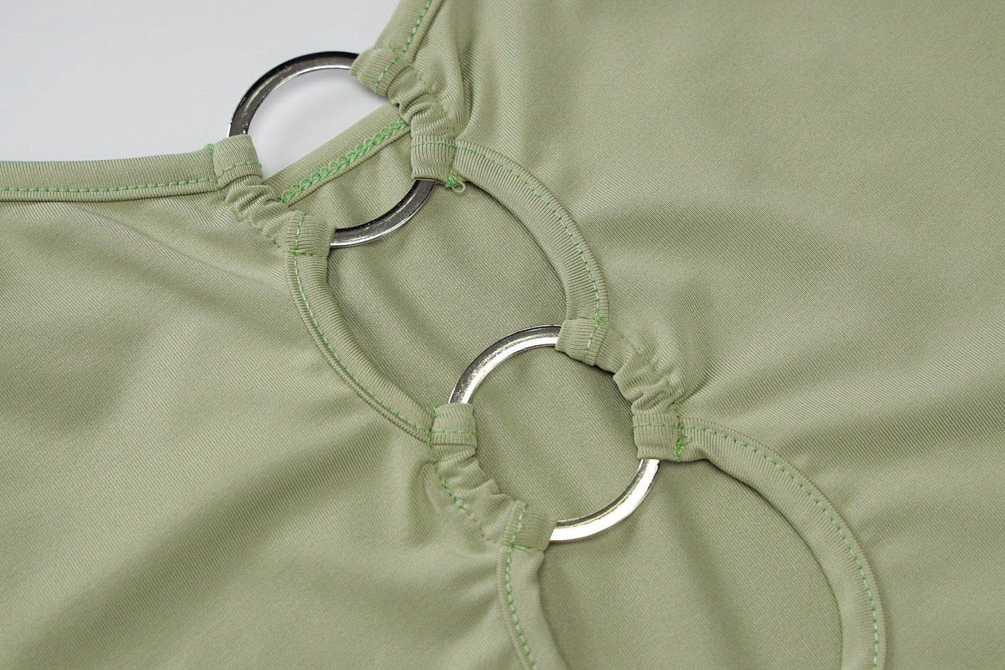 Cutout Front Navel Slim Fit Sling Top | MuddyStock Originals MuddyStock