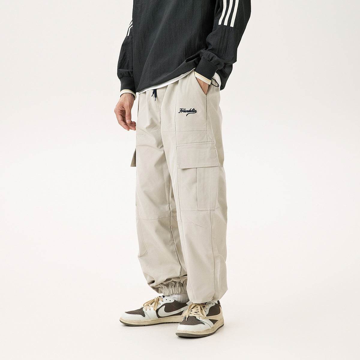 Autumn Outdoor Retro Pocket Overalls Men's Loose Straight Casual MuddyStock