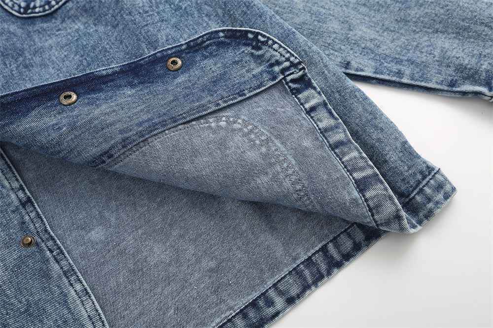 Leaf Embroidery Contrast Color Lapels Jacket For Men And Women MuddyStock