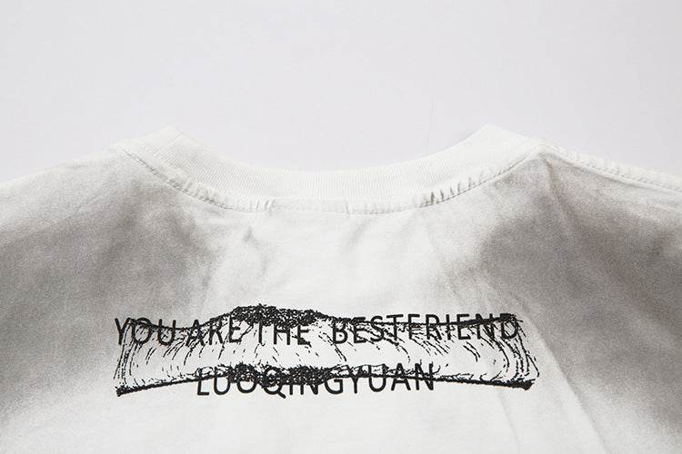 Fashion Loose Cotton Bottoming T-shirt Men MuddyStock