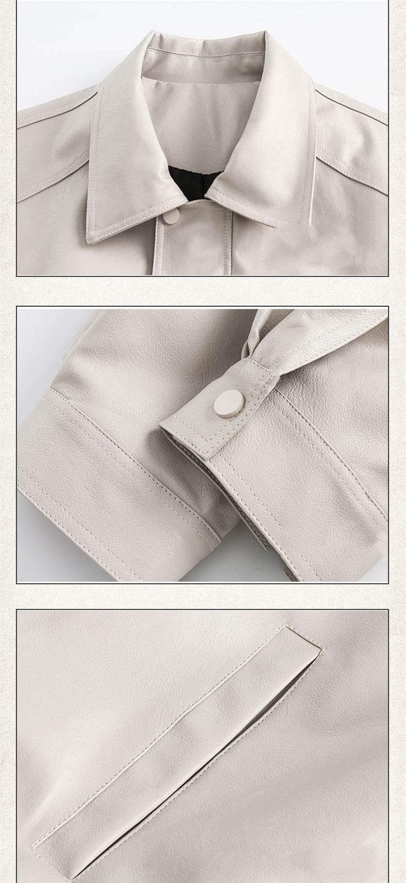 Retro Casual Fashion Drop Shoulder Lapel Jacket For Women MuddyStock