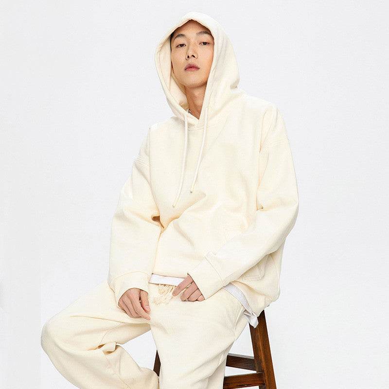 American Retro Loose Fleece Padded Hoodie For Men And Women MuddyStock
