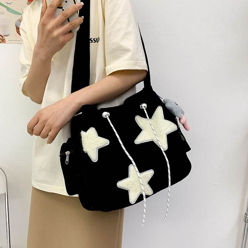 Crossbody Cute Student Tote Bag MuddyStock