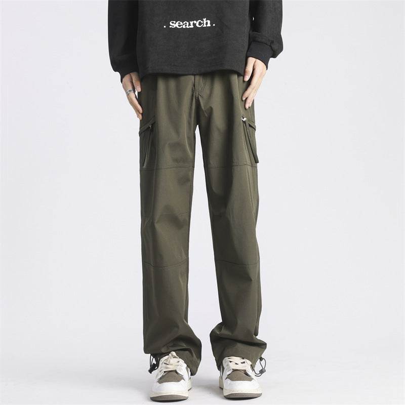 American Mechanical Style Solid Color Workwear Pants Men MuddyStock
