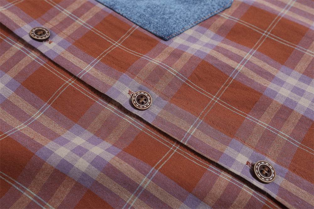 Plaid Loose Short Sleeve Shirt For Men And Women MuddyStock