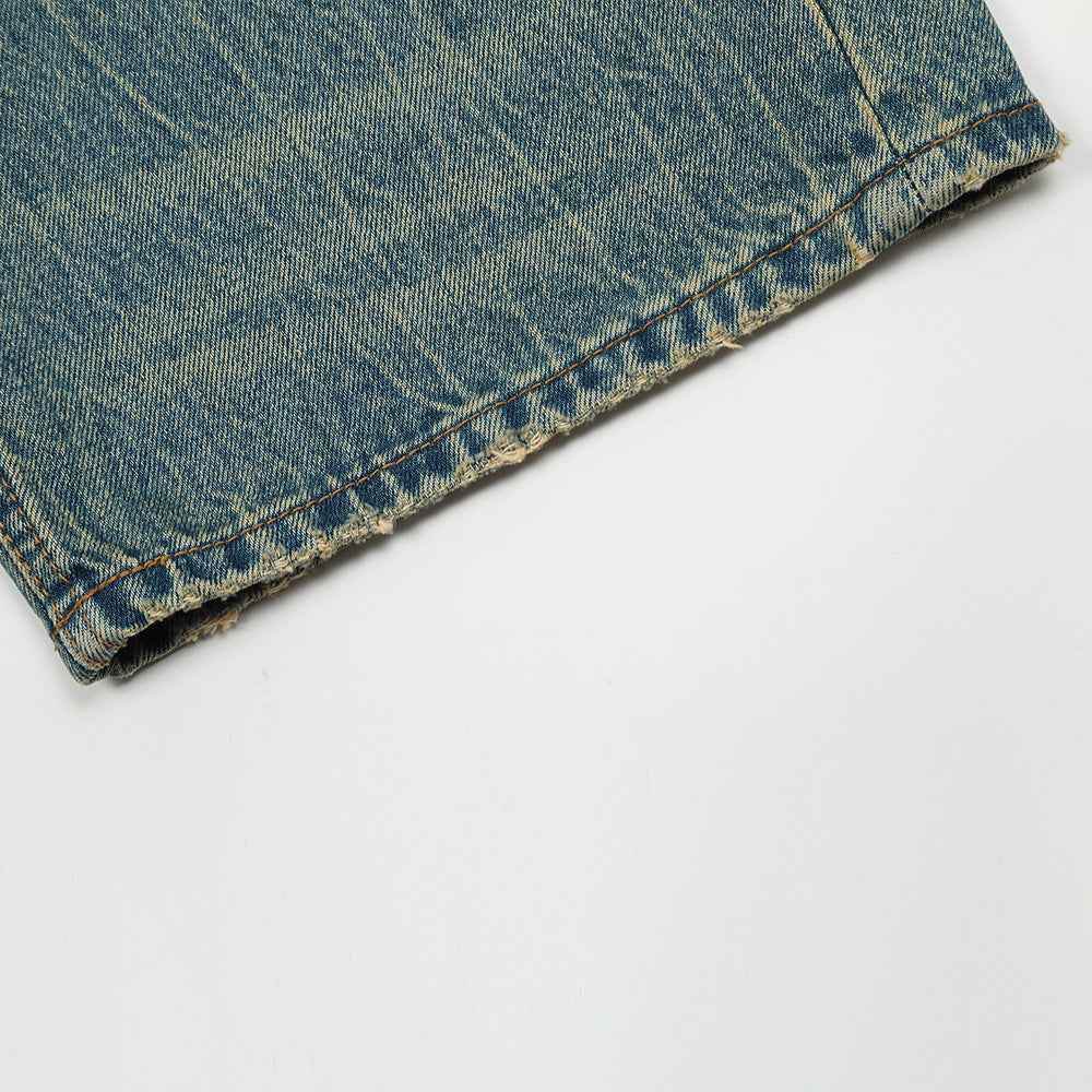 Retro Distressed Jeans For Men MuddyStock