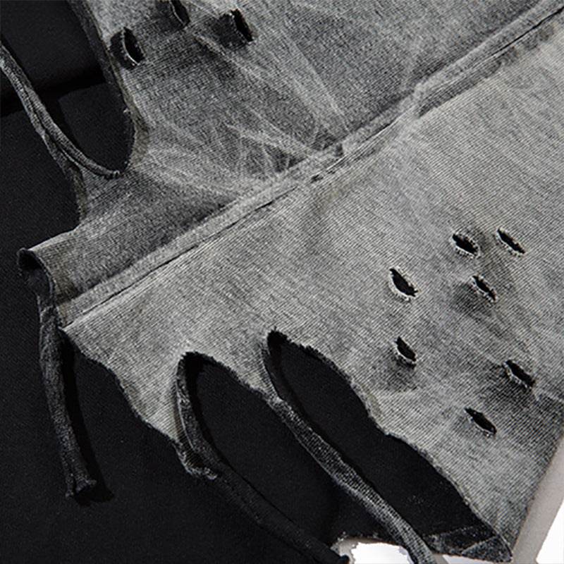 Gradient Ripped Necklace Vest For Men And Women MuddyStock